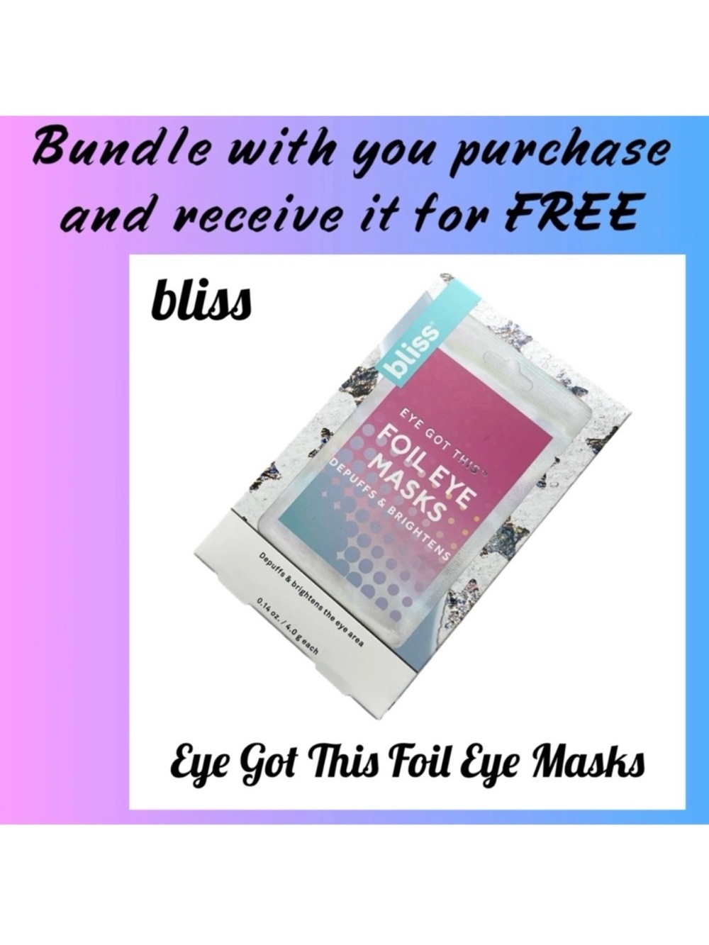Bliss Eye Masks